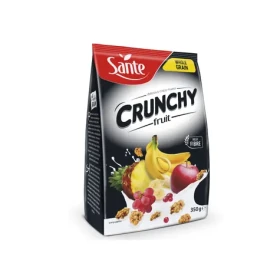 Snídaňové cereálie Crunchy - Sante (banán čokoláda, 350 g) (55495-1-bananachocolate-350g)