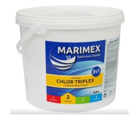 Marimex Chlor Triplex 4,6 kg - bazénová chemie - DEZINFEKCE
