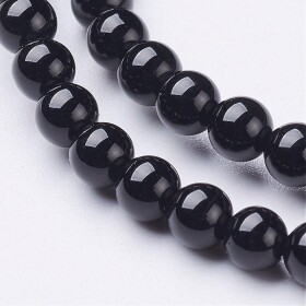 Přírodní onyx - ∅ 4 mm - třída A - 1 ks