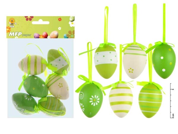 MFP MFP vajíčka plastová cm, Velikonoce, mix motivů, ks Motiv: Číslo