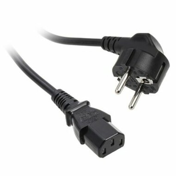 Kolink Síťový kabel SchuKo do zástrčky IEC C13 - 1.8 m černá (KKTP01)