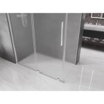 MEXEN/S - Velar sprchový kout, posuvné dveře 160 x 80 cm, dekor, chrom 871-160-080-31-01