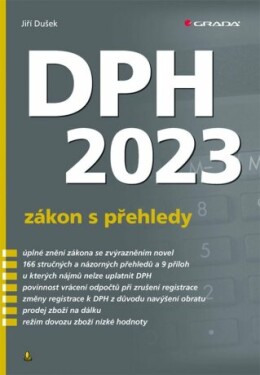 DPH 2023 – zákon s přehledy - Jiří Dušek - e-kniha