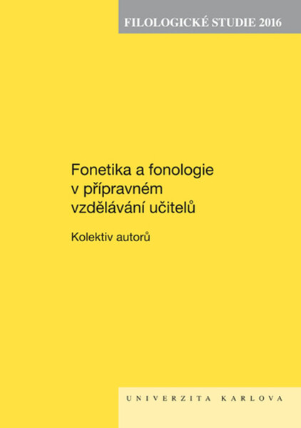 Filologické studie 2016 - kolektiv autorů