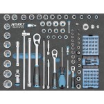 BOSCH 2607017160 / Sada bitů a nástrčných klíčů (27ks) / 19x bit / 5x nástrčný klíč / 1x ráčna / 1x držák / 1x adaptér (2607017160)