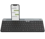 Logitech K580 Slim Multi-Device Pan Nordic černá / bezdrátová klávesnice / Bluetooth / Unifying (920-009274)