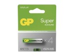 GP Alkalická baterie Super AAA (LR03) 4ks (B01114)