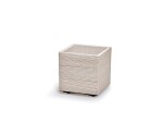 Květináč MADERA SQUARE ECO WOOD bílý 28,8cm