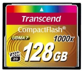 Transcend Compact Flash 128GB Ultimate / CF / 128GB / 1000x (TS128GCF1000)