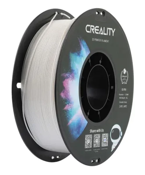 Creality Filament TPU bílá / struna pro 3D tiskárnu / TPU / 1.75mm / 1kg (3301040033)