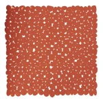 MSV GALETS protiskluzová podložka do sprchy terakota / PVC / 53 x 53 cm