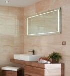 HOPA - Zrcadlo s LED osvětlením ODRA - Rozměr A - 120, Rozměr B - 3, Rozměr C - 60 ZRODRA6012