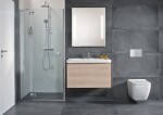 PRIM předstěnový instalační systém s černým tlačítkem 20/0044 + WC JIKA PURE + SEDÁTKO DURAPLAST PRIM_20/0026 44 PU1