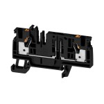 Weidmüller 2831910000 oddělovací svorka pružinové připojení , konektor černá 50 ks