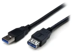 StarTech prodlužovací kabel USB-A - USB-A černá / Kabel / USB 3.0 / 2 m / 5 Gbps (USB3SEXT2MBK)