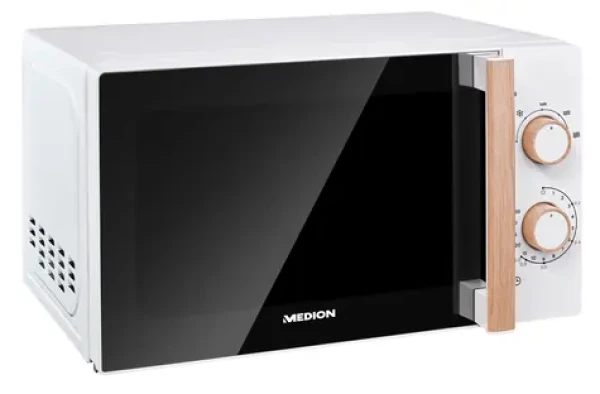 Medion MD10596 bílá / Mikrovlnná trouba / 700 W / 20 l / mechanické ovládání (50076216)