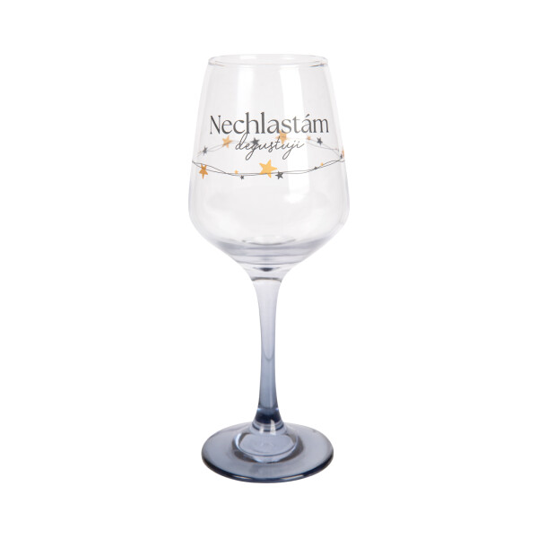 Sklenice na víno 330 ml - Nechlastám,degustuji - Albi