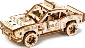 WOODEN CITY 3D Dřevěné puzzle Superfast Police Car