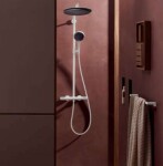 HANSGROHE - Raindance Alive S Puro Sprchový set s termostatem, 21x34 cm, 3 proudy, matná bílá 24592700
