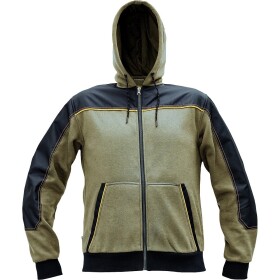 Mikina CREMORNE pánská světle olivová 4XL světle olivová