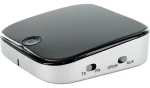 Schwaiger Bluetooth vysílač a přijímač černá / Audio adaptér / Bluetooth 4.1 / A2DP / dosah 10 m / 3.5 mm, S/PDIF (DAR100513)