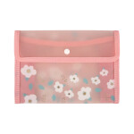 Pouzdro B6 - Růžové květiny