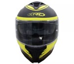 Motocyklová helma Xrc Loomis blk/wht/grey/fluo - XL / žlutá
