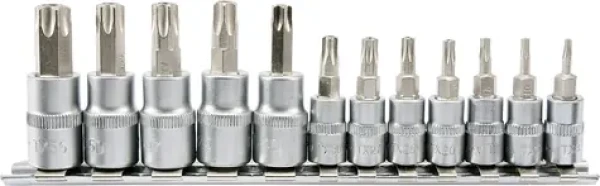 YATO YT-04332 / Bity Torx bezpečnostní sada 12 ks (CrV 6150) (YT-04332)