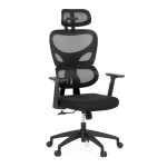 Kancelářská židle, houpací mechanismus, černá, KA-K2080 BK