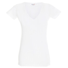 Dámká hlenka/košilka V-neck 22200 bílá XL