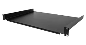 StarTech Rack police 1U černá / Police do racku / 19" / hloubka 305 mm / nosnost 25 kg (SHELF-1U-12-FIXED-S)