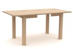 Rozkládací jídelní stůl ROBIN 120(160)x80x75