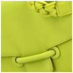 Módní dámská koženková kabelka na rameno Reesen, světle zelená