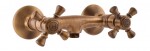 RAV Slezák - MORAVA RETRO - Sprchová baterie, Stará mosaz (Bronz), 150 mm MK380.5SM