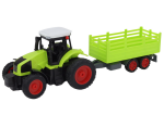 Mamido RC traktor na dálkové ovládání s přívěsem 1:16 zelený