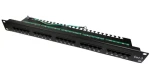 XtendLan Patch panel 19" / Telefonní / 25 portů / Cat3 / 1U (PPT1U19Cat3)