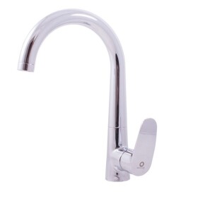 RAV Slezák - AMUR - Dřezová baterie s flexibilním ramínkem, Chrom, 1/2" AM719.5