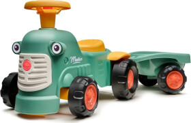 Odstrkovadlo – traktor Maurice zelený s valníkem - Alltoys Falk