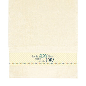 Béžový ručník - 1987