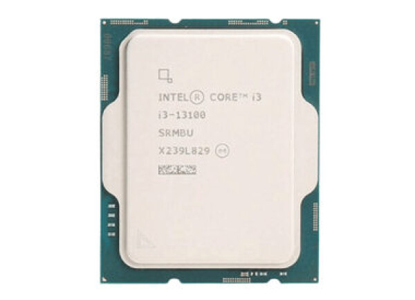 Intel Core i3-13100 @ 3.4GHz - TRAY / TB 4.5GHz / 4C8T / L3 12MB / UHD Graphics 730 / 1700 / Raptor Lake / 60W (CM8071505092202)