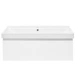 Koupelnová skříňka s umyvadlem SAT B-WAY 99x30x45 cm bílá lesk BWAY100WU1 BWAY100WU1