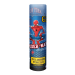 Colorino pastelky kulaté, Spider-Man, kovová tuba, 12 barev