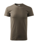 Heavy New tričko unisex army S