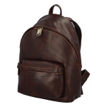 Velký kožený batoh Julius, tmavě hnědý