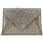 Luxusní dámské psaníčko Michelle Moon Elizara, zlaté