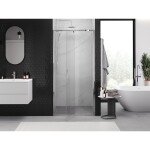 MEXEN - Exo sprchové dveře křídlové 120, transparent, chrom 819-120-000-01-00