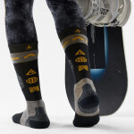 SMARTWOOL Snowboard Full Cushion Arbor OTC Socks, Black (vzorek) velikost: L