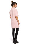 Šaty BeWear B051 Powder Pink 2XL/3XL