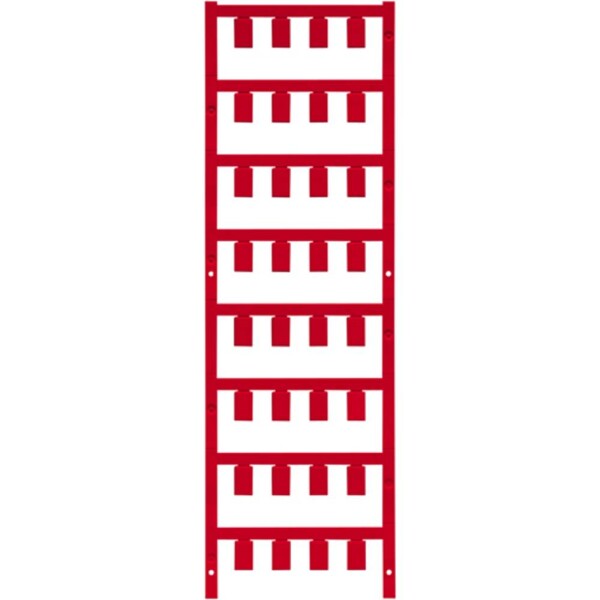 Weidmüller 1919640000 SF 5/12 NEUTRAL RT V2 značení kabelů Druh montáže: přichycení sponami Potisknutelná plocha: 7.40 x 12 mm červená Počet markerů: 160 160 ks