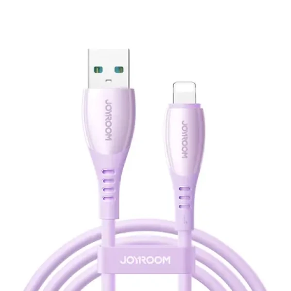 Joyroom S-A59 Vibrant Series Nabíjecí kabel USB-A (M) - Lightning (M) 3A 1.2m fialová (6956116764166)